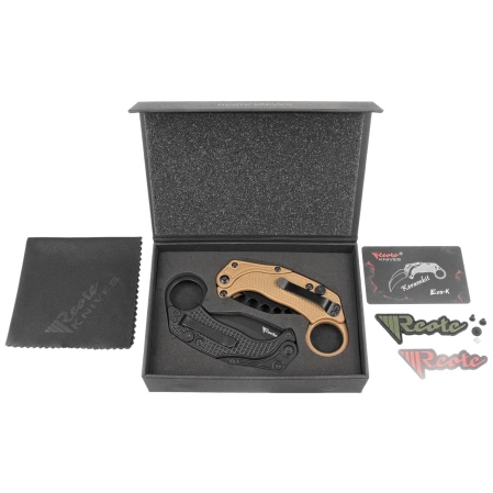 Nóż grawitacyjny Reate EXO-K Gravity Karambit Black Aluminium, Black PVD N690