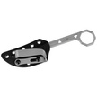Kubey Knife 12.7 Trailing Steel Handle, Bead Blasted 14C28N by HYDRA Design (KU362)