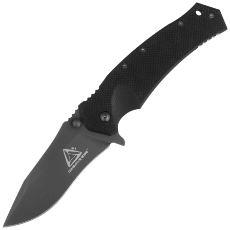 FOX M1 Knife Black G10/Titanium, Black DLC N690Co (CED-01)
