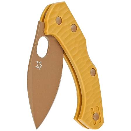 Nóż składany Fox Zero 2.0 Desert Warrior Coyote Tan FRN, Coyote Top Shield Becut by Jens Ansø (FX-311 CT)