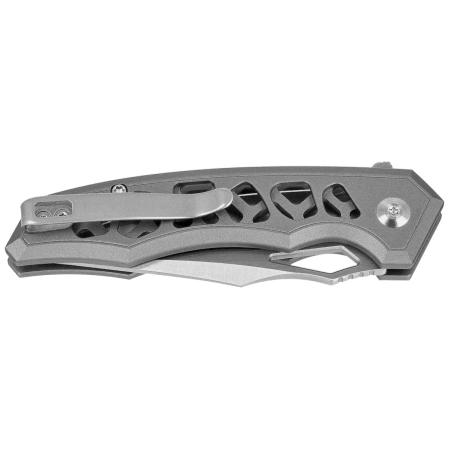 Civivi Anaaki Knife Gray Aluminum, Satin Nitro-V (C24039-2)