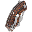Bestech Knife Lizard Black/Orange G10, Satin/Bead Blast D2 Knife (BG39A)