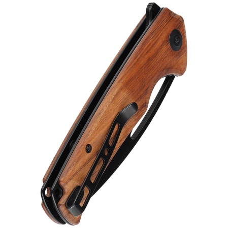 Nóż składany Sencut Mims Guibourtia Wood, Black Stonewashed 9Cr18MoVS (S21013-4)