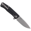 LionSteel Myto Knife Black Aluminum, Stonewashed M390 by Molletta (MT01A BS)