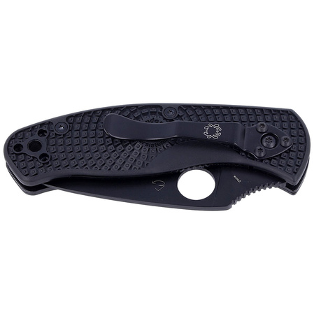 Spyderco Persistence Lightweight Knife Black FRN, Black 8Cr13MoV by Eric Glesser (C136PBBK)