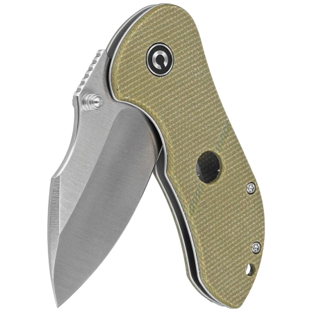Nóż składany Civivi Gordo Olive Canvas Micarta, Satin D2 by Peter Carey (C22018C-2)