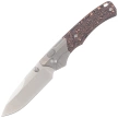 Remette WD107-TB Knife Gray Titanium/Carbon Fiber, Hand Grinding Satin M390 (WD107-TB)