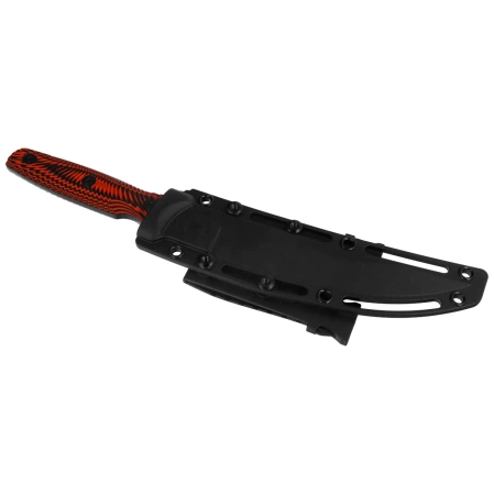 Spartan Blades Ronin Torii Knife Black/Red G10, Black D2 by Tu Lam (SBBL4BKRD)