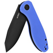 Kubey Knife Master Chief Blue G10, Blackwashed AUS-10 by Keanu Alfaro (KU358G)