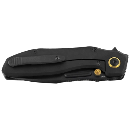 Remette TwoFace Knife Black DLC Titanium, Black DLC M390 (DSTF-D)
