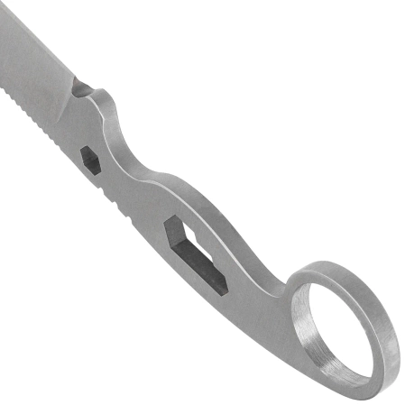 Hydra Neck Knife Buzzard White Hawk, Satin 1.4116 (01SBL)