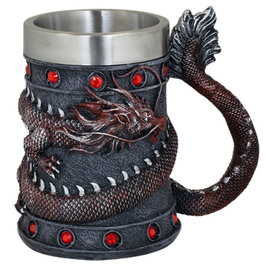 Mug Tole 10 Imperial Dragon Grey/Red, Resin-Steel (39804)