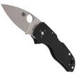 Spyderco Lil' Native G-10 Black Mid Back Lock PlainEdge Knife (C230MBGP)