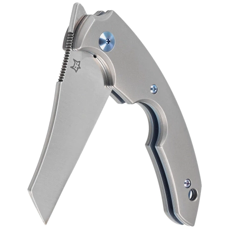Fox Virtus Gray Titanium Folding and Cigar Knife, Satin Becut (FX-541 TI)