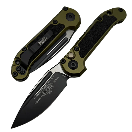 Nóż automatyczny Microtech LUDT Gen III S/E OD Green Aluminium, Black M390MK by Tony Marfione (1135-1OD)