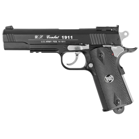 Pistolet wiatrówka WinGun Colt 1911 U.S. Combat Black 4.5 mm, CO2