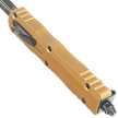 Microtech Dirac D/E OTF Knife Tan Aluminum, Black M390 by Tony Marfione (225-1TA)