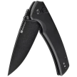Sencut Serene Black Aluminium, Black Stonewashed D2 knife (S21022B-1)