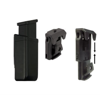 ESP Holder for double stack magazine 9mm with UBC-01 (MH-04 BK)
