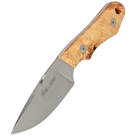 Viper Handy Flammed Poplar Wood, Satin MagnaCut by Fabrizio Silvestrelli Knife (VT4038PI)
