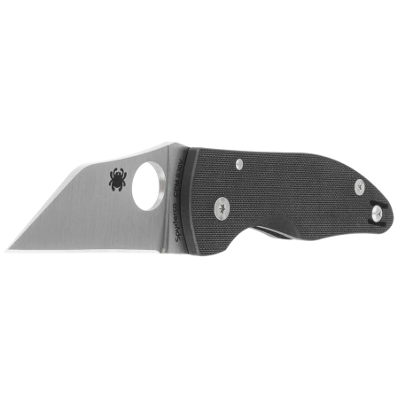 Nóż składany Spyderco MicroJimbo Black G10, Satin CPM S30V Plain by Michael Janich (C264GP)