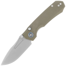 Remette Rhino Knife Green G10, Stonewashed D2 (RNDG2)