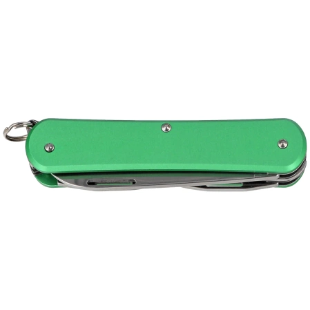 Fox Vulpis S4 OD Green Aluminium, Polished N690Co Pocket Knife (FX-VP130-S4 OD)