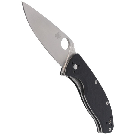 Spyderco Tenacious Knife Black G-10, Satin 8Cr13MoV by Eric Glesser (C122GP)