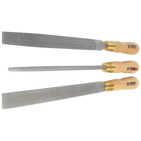 Zestaw pilników do metalu Mikov Narex Profi 3 szt. 250 mm (854303)