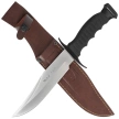 Muela 95-181 Black Rubber Knife, Satin 420H