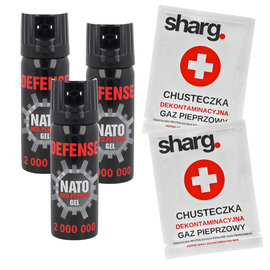 Sharg Nato Defence Gel 2mln Pepper Spray, Cone 50ml (40050-C)