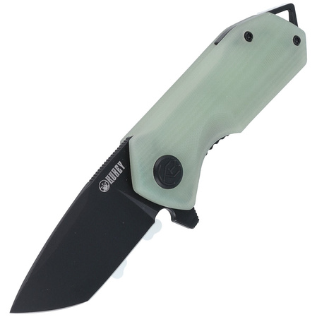 Kubey Campe KU203I Knife Jade G10, Dark Stonewashed D2