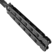 Martinez Albainox Balisong Skull Knife RainBlack Steel, RainBlack 3Cr13Mov (02278)