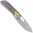 Remette RT-Peregrine Falcon Tiger Stripe/Gold Titanium, Hand Grinding Pearlescent M390 (RTT1-C)