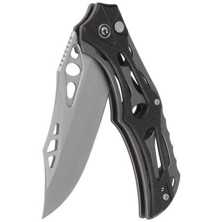 Civivi Biophase Knife Gray Aluminum/Black G10, Satin Nitro-V (C23083C-3)