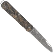 Fox Vulpis 130 LE No 116/250 Dark Matter Fat Carbon, Super Clean Damascus by Balbach Damast Pocket Knife (FX-VPDAM130 DMGO)