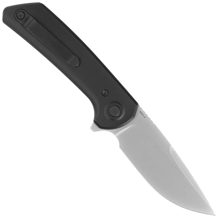 Nóż składany Reate PL-XF-A-2 Black Aluminium, Stonewashed Nitro-V