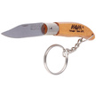 MAM Iberica Mini Keychain Knife, Light Beech Wood, Inox HW, Satin 420 (2000-LW)
