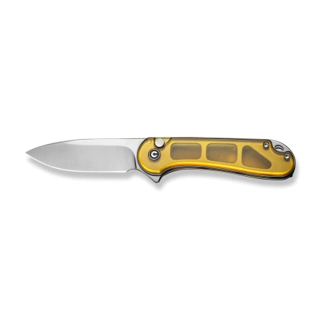 Civivi Button Lock Elementum II Knife Polished Ultem, Satin Nitro-V (C18062P-7)