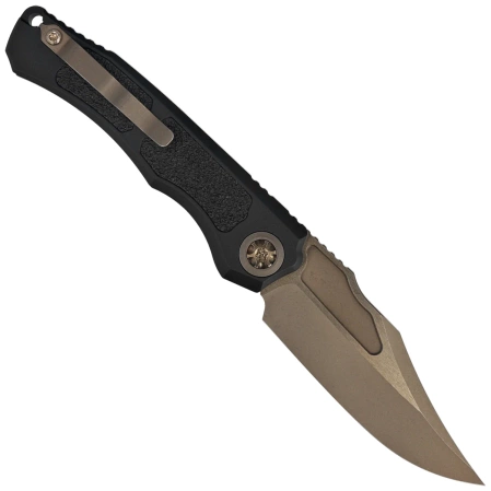 Nóż automatyczny Heretic Wraith V4 Auto Black Aluminium/3M, Bronze Stonewashed MagnaCut by Tony Marfione Jr. (H002-7A)