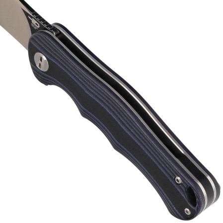 Nóż składany Bestech Bobcat Black / Blue G10, Black Stonewashed / Satin D2 (BG22D-2)