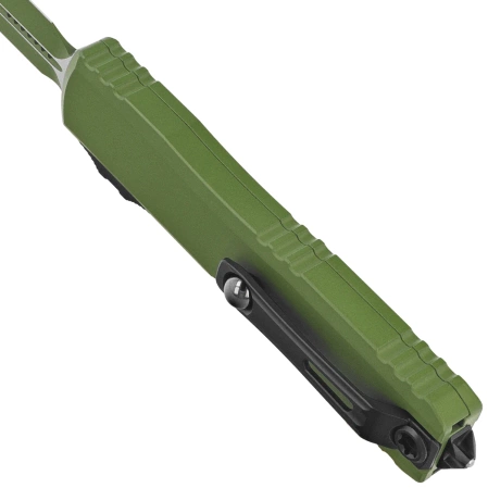 Nóż automatyczny OTF Microtech Ultratech Gen III ZBP D/E Green Cerakote Aluminium, Green Cerakote M390MK by Tony Marfione (1122-1GR-C20Z4)
