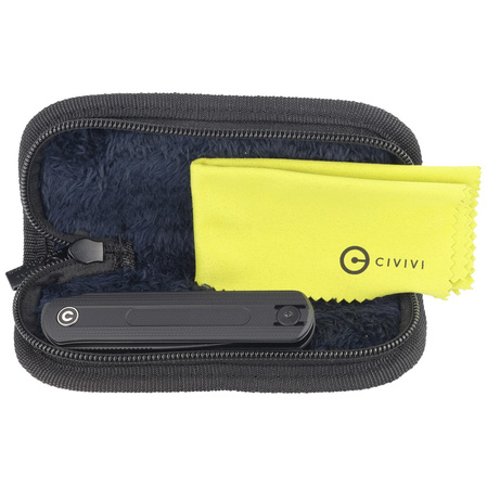 Civivi Foldis Black G10, Black Stonewashed Nitro-V by Ostap Hel (C21044-3)