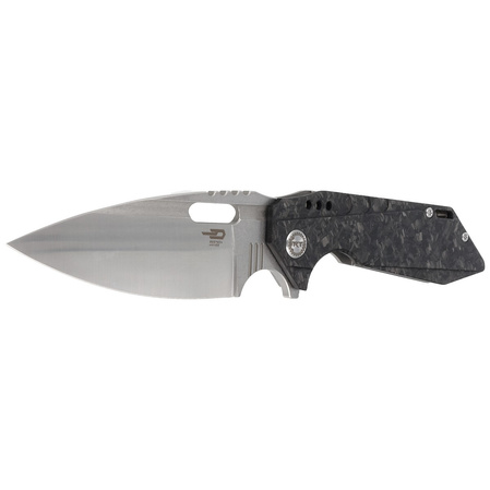 Bestech Shodan Grey Titanium / Carbon Fiber, Stonewash / Satin CPM S35VN by Todd Knife and Tool (BT1910C)