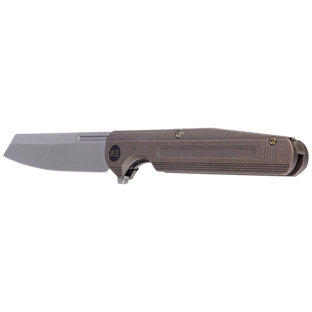 WE Knife Reiver LE No xxx/260 Bronze Titanium, Silver Bead Blasted CPM S35VN knife(WE16020-3)
