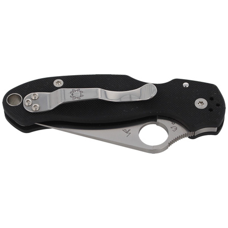 Spyderco Para 3 G-10 Black CombinationEdge Knife (C223GPS)