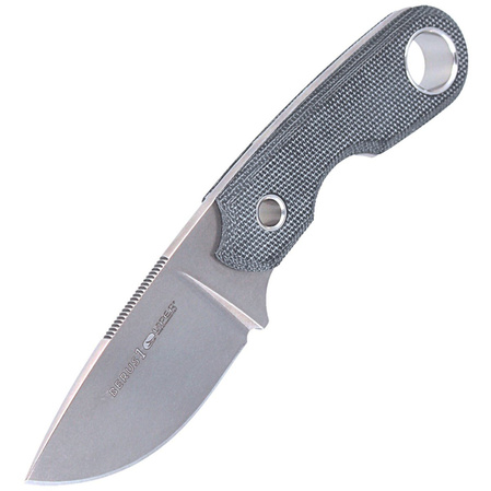 Viper Berus 1 Black Canvas Micarta, Stonewashed M390 by Tommaso Rumici Knife (VT4012CB)