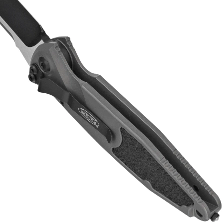 Microtech Socom Elite Auto S/E Natural Clear Aluminum, Black M390MK by Tony Marfione (160A-1NC)