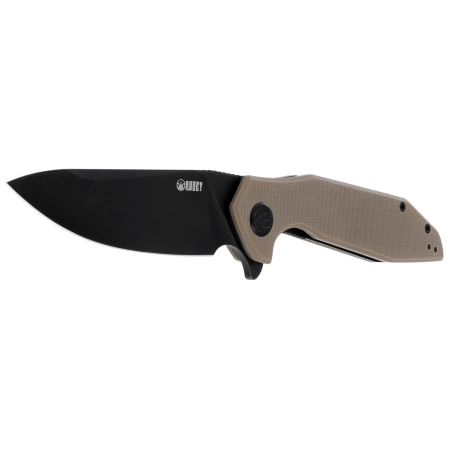 Nóż składany Kubey Nova LL KU117K Tan G10, Blackwashed D2
