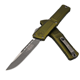 Nóż automatyczny OTF Microtech Combat Troodon Gen III S/E OD Green Aluminium, Apocalyptic M390MK by Tony Marfione (1143-10APOD)